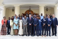 Concluding the training for diplomats from French-speaking African countries